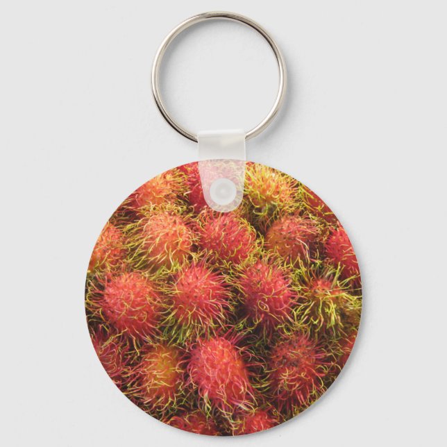 Porte-clés Rambutan Tropical Fruit (Recto)