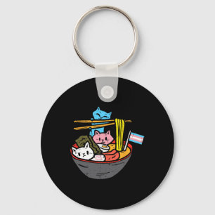 Porte-clés Ramen Cat Transgenre Lgbt Trans Pride Janpanese N
