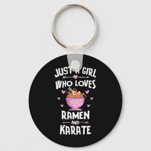 Porte-clés Ramen Et Karate Cadeaux Filles Femmes