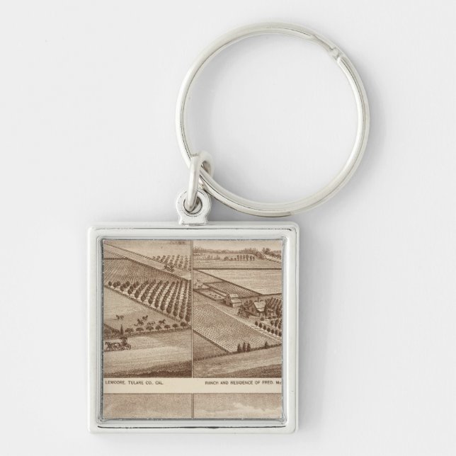 Porte-clés Ranches, Tulare Co, Cal 2 (Devant)