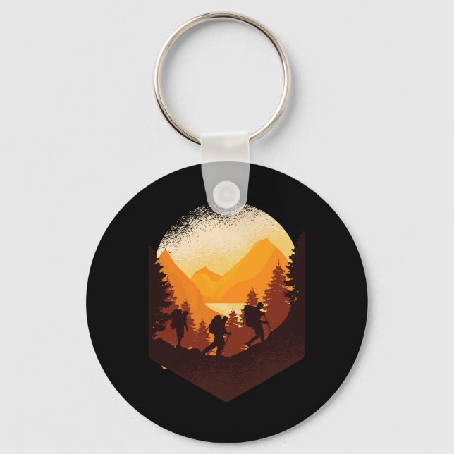 Porte-clés Randonnée Aventure Nature 1  (Recto)