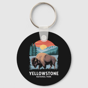 Porte-clés Randonnée Camping Faune Parc national de Yellowsto