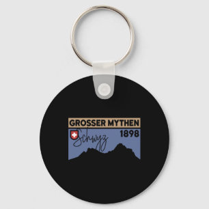 Porte-clés Randonnée Mont Grosser Mythen VTT Suisse Hi