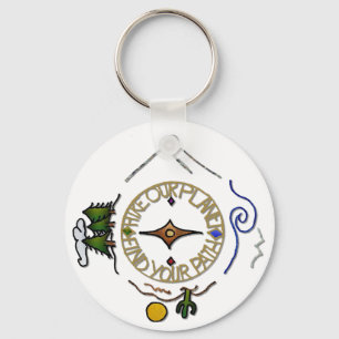 Porte-clés Randonnée Notre Planète Hiker's Soul Compass