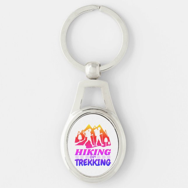 Porte-clés Randonnée ou trekking (Devant)