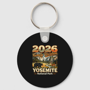 Porte-clés Randonnée parc national de yosemite 2026 vacances 