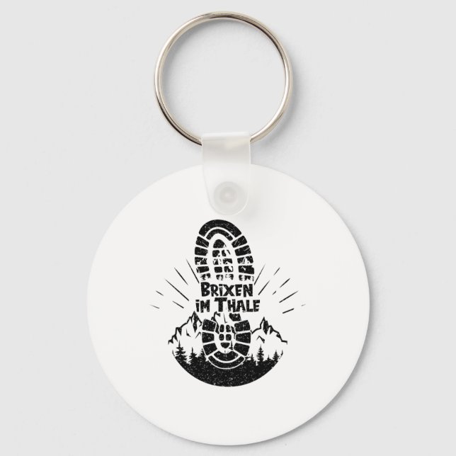 Porte-clés Randonneur Brixen Im Thale Tyrol Autriche Vacances (Recto)