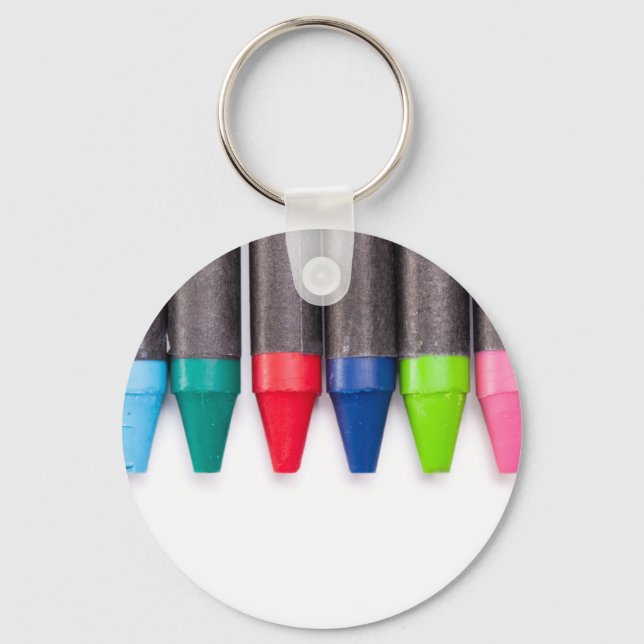 Porte-clés Rangée de Crayons (Recto)