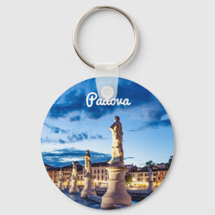 Porte-clés Rangée de statues illuminées à Padova