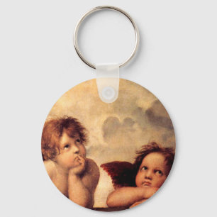 Porte-clés Raphael Cherubs Sistine Madonna Porte - clé