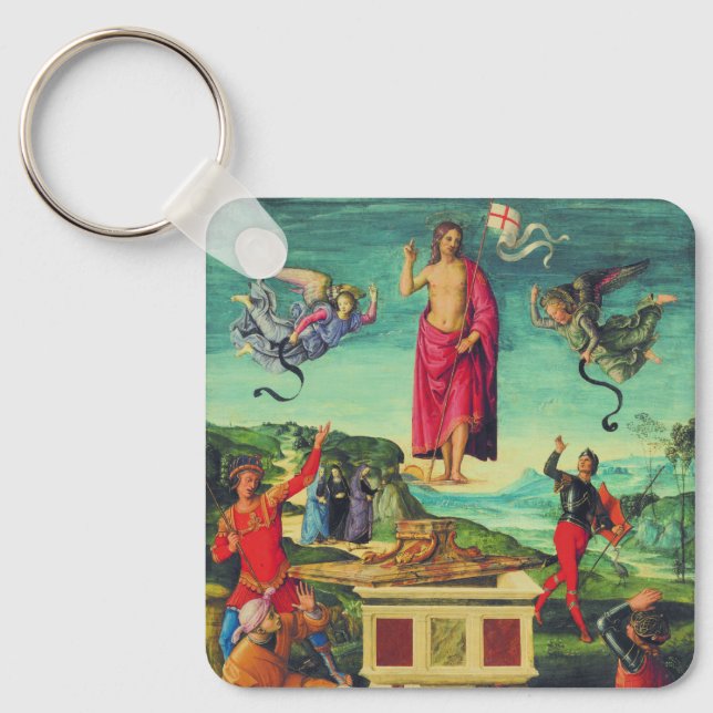 Porte-clés Raphael Résurrection de Jésus-Christ Art (Recto)