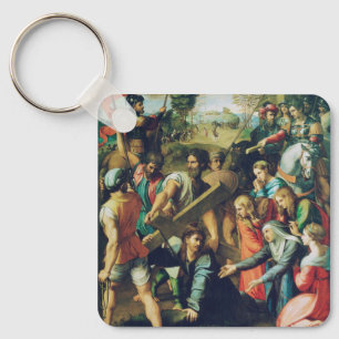 Porte-clés Raphael Spasimo Christ Tombe Sous La Croix Art