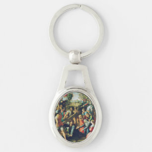 Porte-clés Raphael Spasimo Christ Tombe Sous La Croix Art