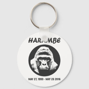 Porte-clés Rappelez-vous Harambe