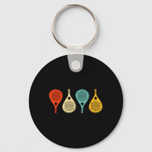 Porte-clés Raquette de Tennis Padel Sport Vintage