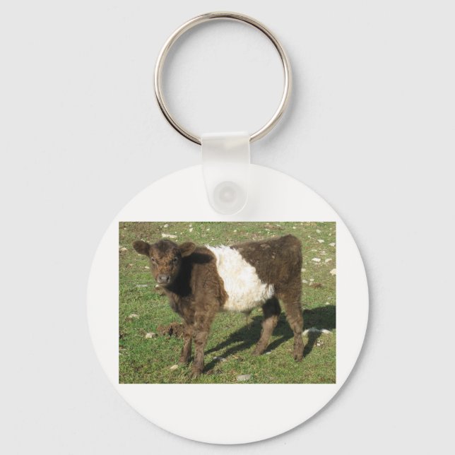 Porte-clés Rare Dun Ceinturé Galloway Calf (Recto)