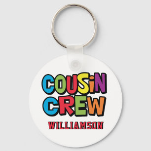 Porte-clés Rassemblement de la Famille Cousin Crew Coloré