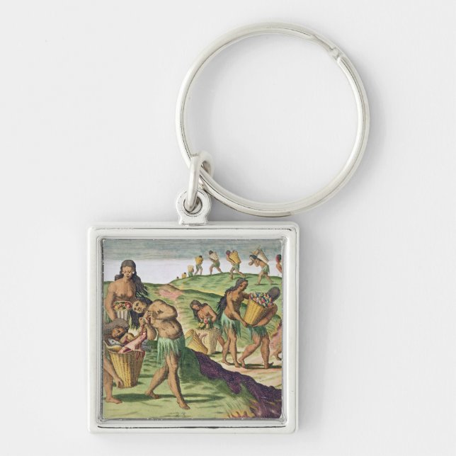 Porte-clés Rassemblement de la nourriture pour l'entrepôt (Devant)