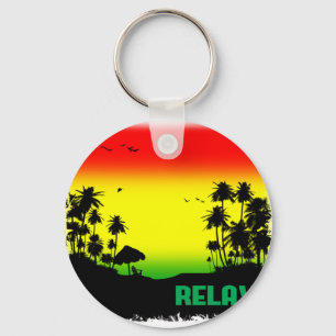 Porte-clés rasta de relaxation