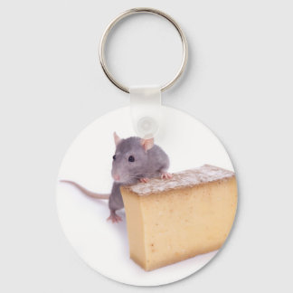 Porte-clés rat au fromage
