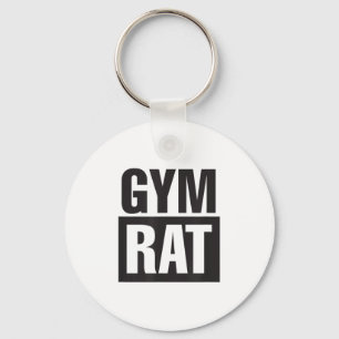 Porte-clés Rat de gym - Entraînement - Hustle - Forme physiqu