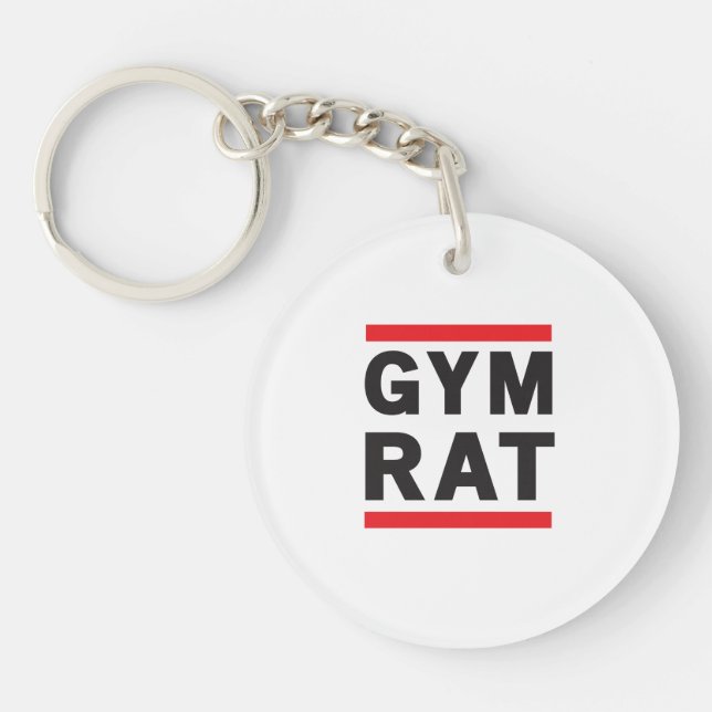 Porte-clés Rat de gymnase (Devant)