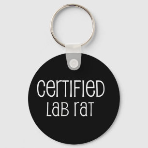 Porte-clés Rat de laboratoire certifié