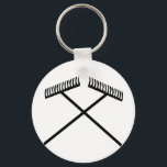Porte-clés râteau de gazon traversé<br><div class="desc">râteau de gazon traversé</div>