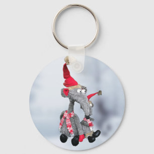 Porte-clés Rats de Noël drôles