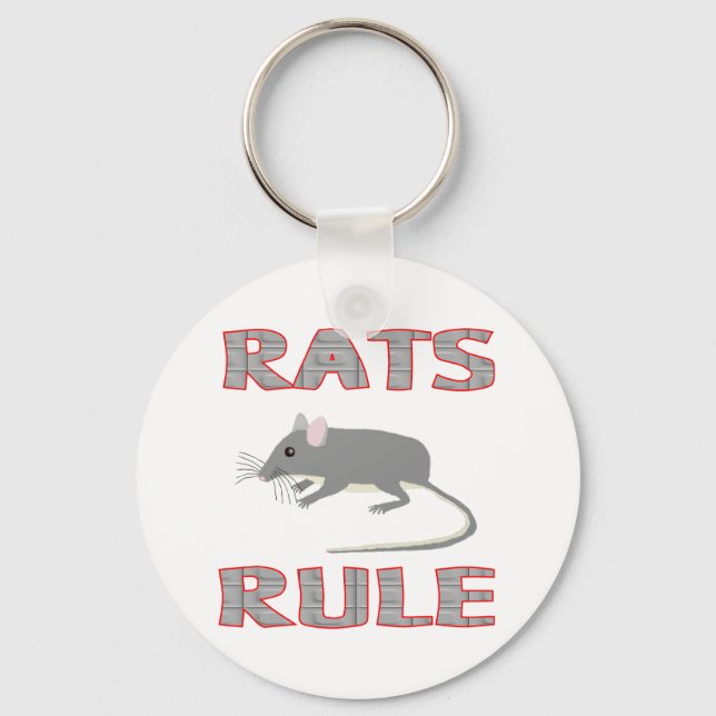 PORTE-CLÉS RATS RULE (Recto)