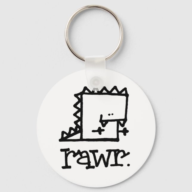 Porte-clés Rawr Dinosaur Meepple Keychain (Recto)