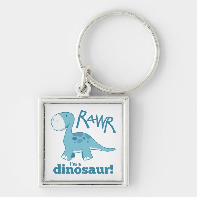 Porte-clés RAWR je suis un porte - clé de prime de Diplodocus (Devant)