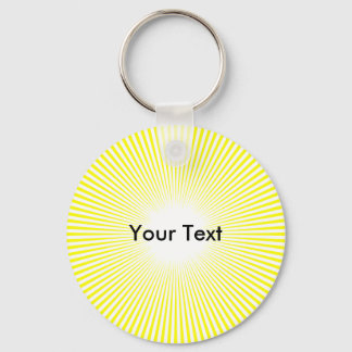 Porte-clés Rayons Cercle Personnaliser Du Clavier Centre Jaun