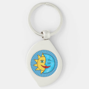 Porte-clés Rayons solaires Sun Moon Thème céleste