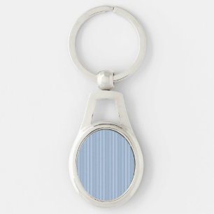 Porte-clés Rayures verticales bleu pastel bébé