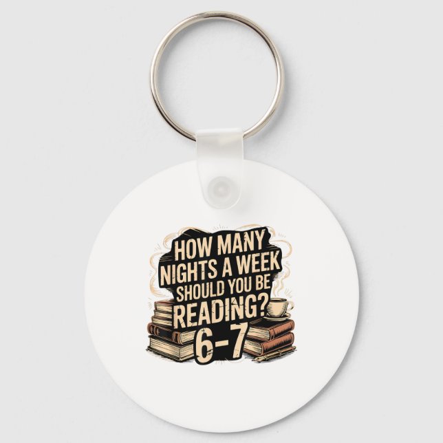Porte-clés Reading 67 Meme English Teacher Funny 67 Librarian (Recto)