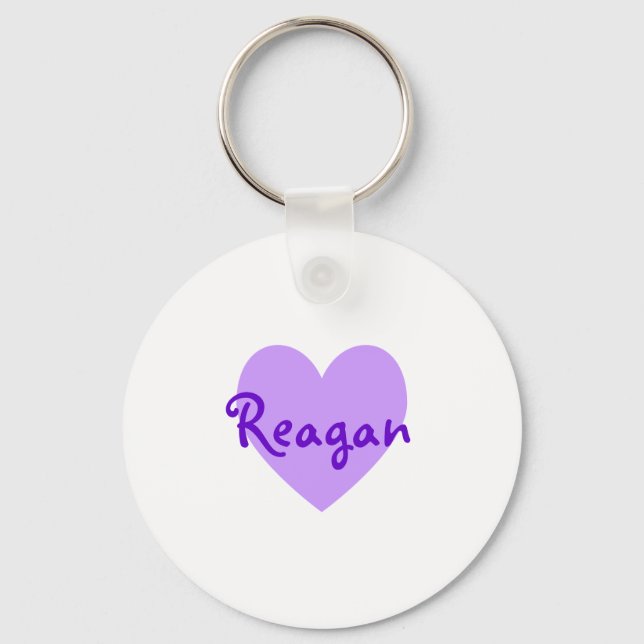 Porte-clés Reagan en violet (Recto)