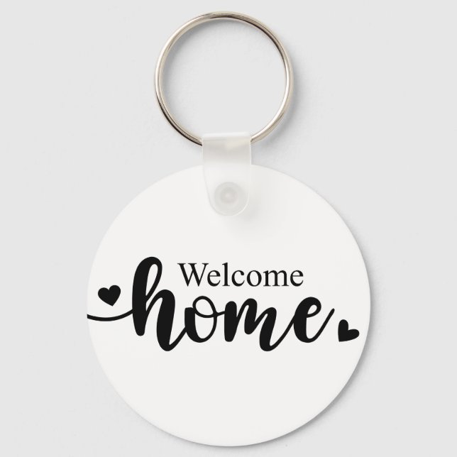 Porte-clés Real Estate Thank You New Home (Recto)