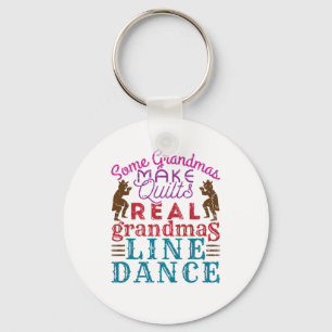 Porte-clés Real Grandmas Line Dance Mignonne Line Danser