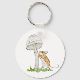 Porte-clés Réalisez une souris et un champignon de champ amus