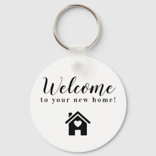 Porte-clés Realtor Closing Gift Welcome to your New Home 