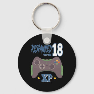 Porte-clés Réapparu avec 18 Xp Gif d'anniversaire des 18 ans 