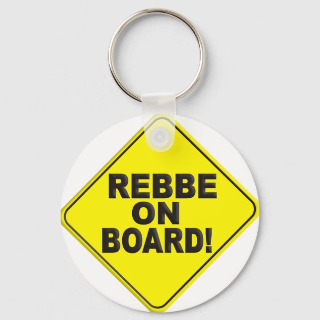 Porte-clés Rebbe à bord (Recto)