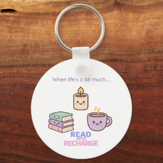 Porte-clés Recharger et Lire Cadeau pour Amoureux