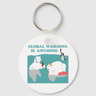Porte-clés Réchauffement climatique génial