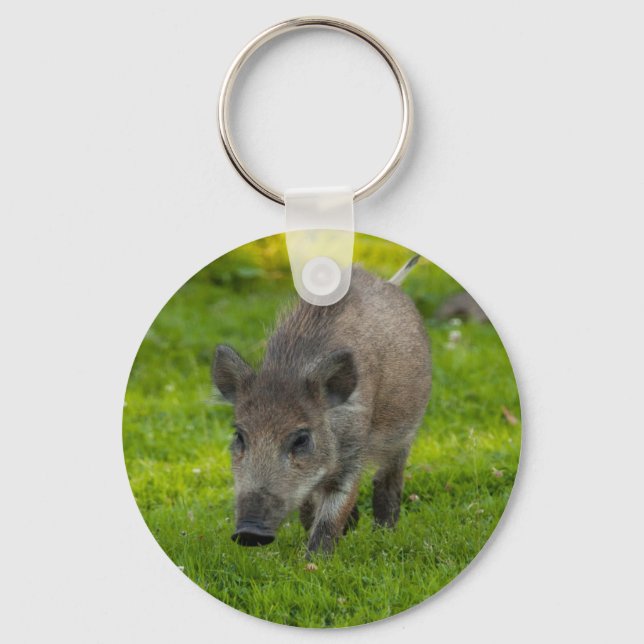 Porte-clés recherche de sanglier (Recto)