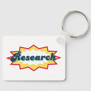 Porte-clés Recherche, design pop de bande dessinée