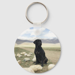 Porte-clés Récupérateur Black Labrador personnalisable