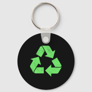 Porte-clés Recyclage Vintage Logo écologiste Recyclage Ea