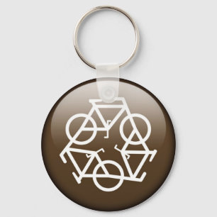 Porte-clés recyclé marron par Petr Kratochvil